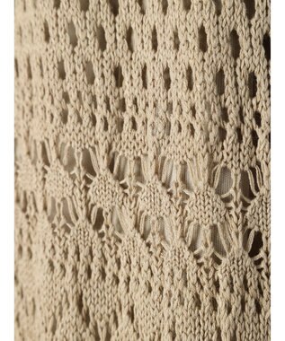 AMERICAN HOLIC 透かし編みニットパンツ Beige