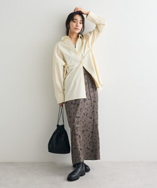 CRAFT STANDARD BOUTIQUE サイドベルトシャツ Yellow