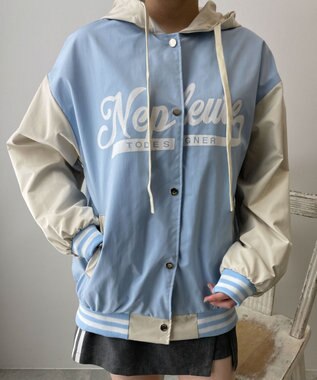 WEGO フード付きブルゾン