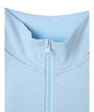 earth music&ecology スポーティー袖ラインブルゾン Sax