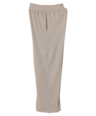 earth music&ecology ラメリブパンツ Gold