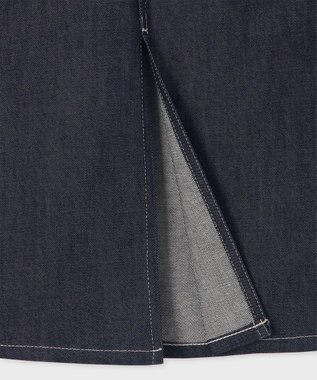 Paul Smith コントラストステッチ デニムスカート ダークブルー