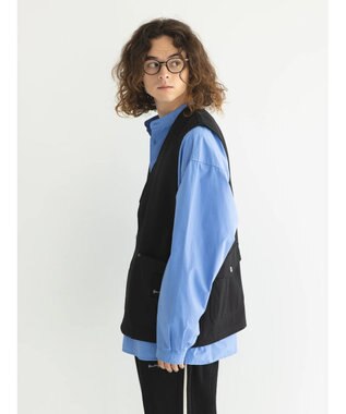 CRAFT STANDARD BOUTIQUE 【リサイクル】ヘビーツイルワークベスト Black