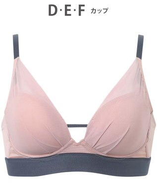 WACOAL ノンワイヤーブラ 【重力ケアブラ】 バストを重力から守る まる胸をキープ サイドのラインすっきり Gカップまで対応 大きいサイズ レディース BXB114 /ワコール