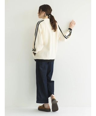 CRAFT STANDARD BOUTIQUE 【リサイクル】ラインカーディガン Ivory