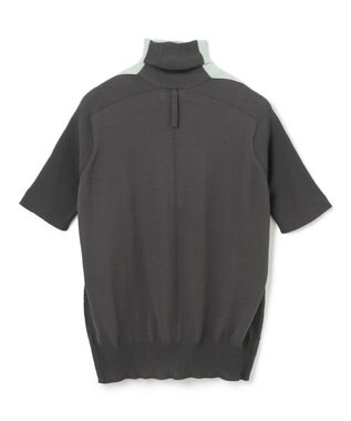 BEIGE， JULIE / 半袖ニット Mint x Slate
