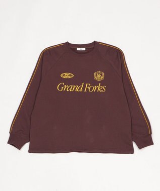 WEGO 【ユニセックス着用ITEM】ショートドロストラインプルオーバー ブラウン