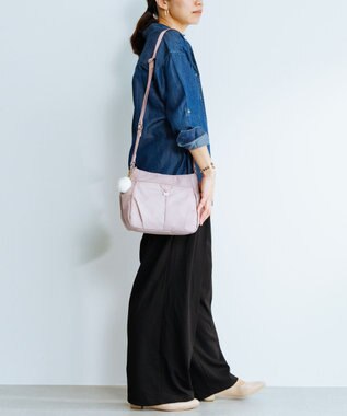 ACE BAGS & LUGGAGE Kanana project COLLECTION シェリ ショルダーバッグ 横S 17942 カナナプロジェクト コレクション ピンク