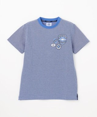 J.PRESS KIDS 【140-170cm】エンブレムTシャツ ブルー