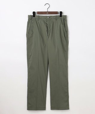 JOSEPH ABBOUD 【ウエストも伸びる!/JAPANファブリック】ヴィンテージコットン ストレッチ パンツ ダークグリーン系