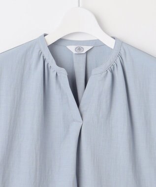 J.PRESS LADIES ナチュラルジャージー カットソー ダルブルー系