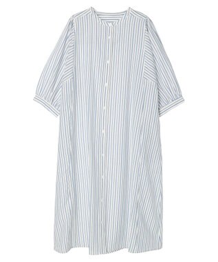 Green Parks Ｉ　切替ロングシャツワンピース Stripe
