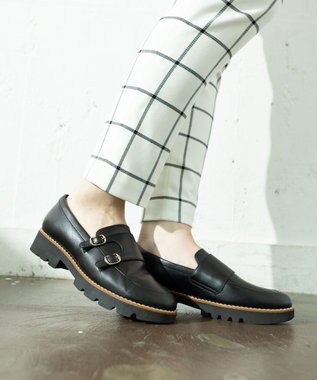 ASICS WALKING ペダラ レディース 2E 3.0cmヒール ブラック系