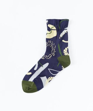 TRICOTE HAND WAVE SOCKS / HAND WAVEソックス 39NAVY