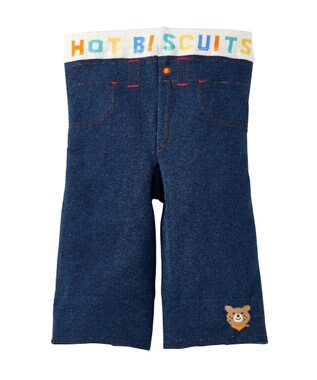 MIKI HOUSE HOT BISCUITS 【70-100cm】 8分丈スパッツ インディゴブルー