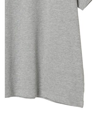 AMERICAN HOLIC ミニ裏毛ポンチョチュニック2 Light Gray Mixture