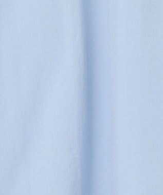 ANY 【新色追加】スキッパーネック袖タックブラウス ライトブルー