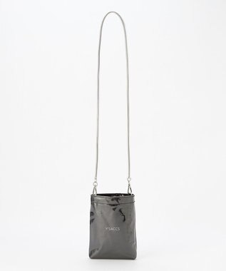 Y'SACCS PVCメタリックショルダーバッグ