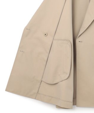 ICB L ハーフスリーブトレンチ シャンブレーベージュ系