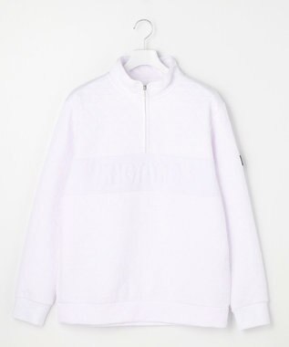 23区GOLF 【MEN】ウェーブキルトジャガードプルオーバー ホワイト系