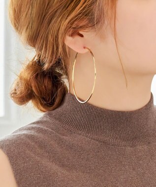  ビックサークルフープピアス