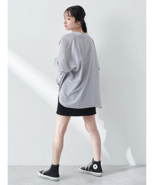 earth music&ecology ラップミニスカート Black