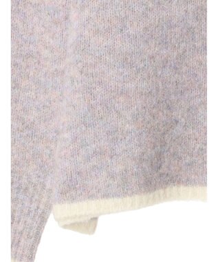 Green Parks フェアリーＭｉｘライン入りプルオーバー Purple