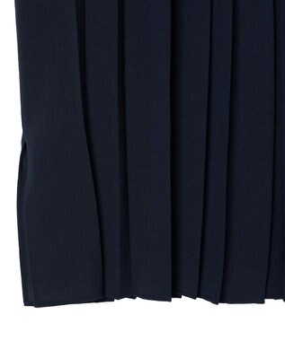 JOSEPH エアリープリッセ　ロングスリーブブラウス Navy