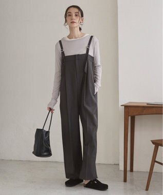 WEGO 【ANGIE VINTAGE】ベアオールインワン ダークグレー