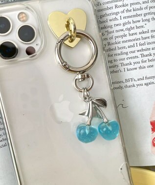 WEGO カラークリアチェリーキーホルダー