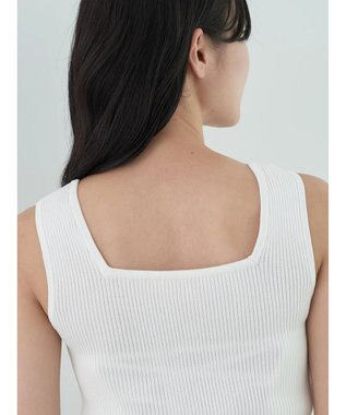 earth music&ecology リサイクルポリエステルブレンド２ＷＡＹタンクトップ Off White