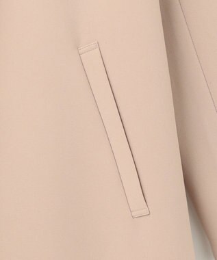 ANY SIS ノーカラーロングテロンチ コート ベージュ