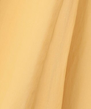 UNFILO 【イージーケア】コットンシフォンスカート ライトイエロー系