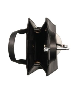 INTER-CHAUSSURES 【RIPANI】ラインストラップショルダーバッグ ブラック