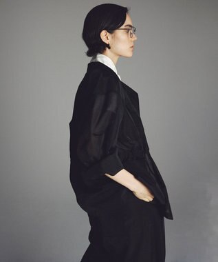 uncrave ブロードクロス ボウタイブラウス オフ