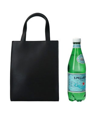 INTER-CHAUSSURES 【RIPANI】ラインストラップショルダーバッグ ブラック