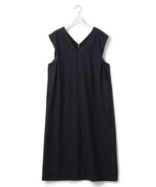 J.PRESS YORK STREET 【WOMEN】ショルダータックジャンパースカート ネイビー系