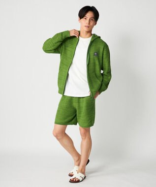 OP／FILA 【Ocean Pacific】ラーベンニットパーカ グリーン