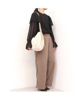 UNBILLION カシュカシュ cachecache / フリーハンドルボアショルダーバッグ アイボリー