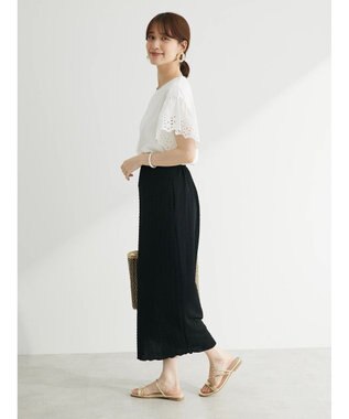 Green Parks ・Ｒａｙ　Ｃａｓｓｉｎ　フクレジャカードナロースカート Black