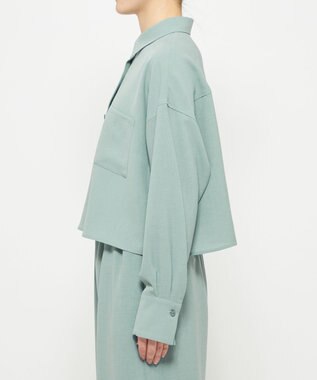 uncrave 新色追加！ドライタッチトロ ショートシャツ アッシュブルー