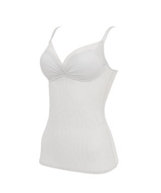 BRADELIS New York 【BRADELIS Me / ノンワイヤー】 LiftMeUpブラキャミ 補整下着 補正 ブラトップ カップ付き ライトグレー