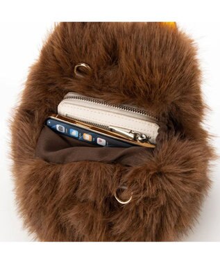 UNBILLION カシュカシュ cachecache / プラハンドルエコファー2way手提げ ブラウン