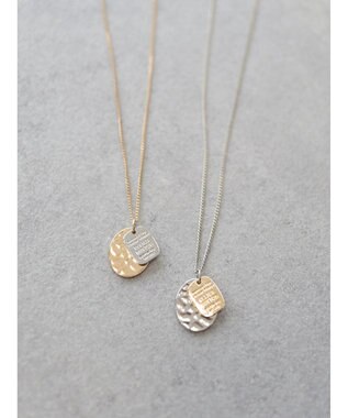 AMERICAN HOLIC メッセージコンビメタルネックレス Gold