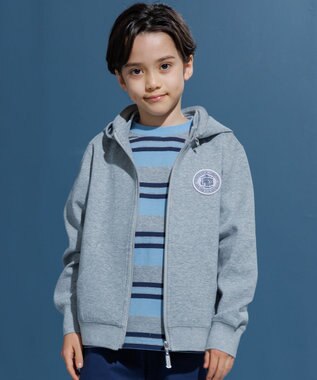 J.PRESS KIDS 【140-170cm】ダンボールニット ロゴ パーカー