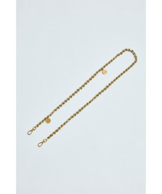 style code 【VerdeVari/ヴェルデヴァリ】コインパーツ付チェーンショルダーベルト KNOT CHAIN
