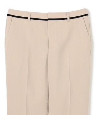 BEIGE， 【洗える・L-size】CINDY / クロップドパンツ Sand × Black