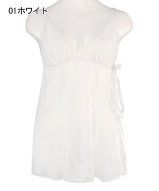 San-ai Resort（三愛水着楽園） エレガントコレクション2311ベビードール  【Mサイズ】【northerly】 ホワイト