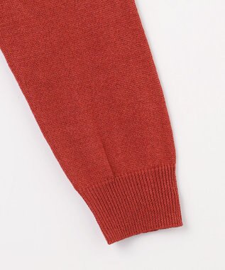 自由区 S 【カタログ掲載・洗える】ペーパーブレンドショート カーディガン レッド