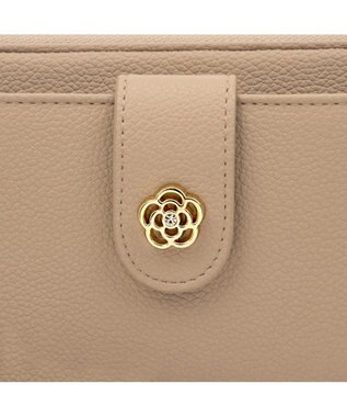 CLATHAS ココル 財布機能付ショルダーバッグ グレージュ